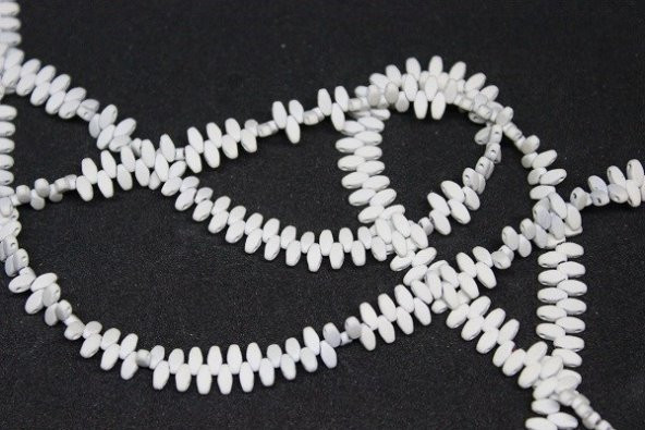 Hematit Taşı Çift Delikli/10 Adet (17515-1) - Resim 4