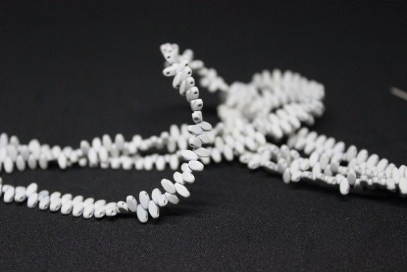 Hematit Taşı Çift Delikli/10 Adet (17515-1) - Resim 7