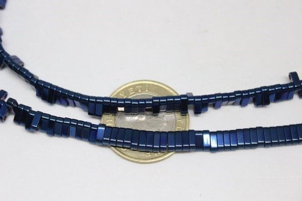 Hematit Taşı Çift Delikli10 Adet (17440-1) ürün görseli