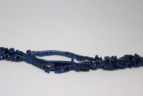 Hematit Taşı Çift Delikli10 Adet (17440-1) - Resim 4