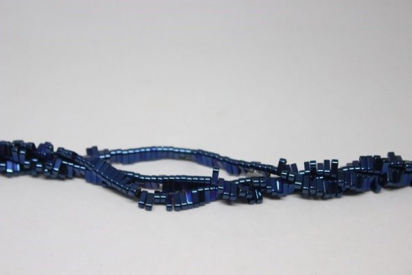 Hematit Taşı Çift Delikli10 Adet (17440-1) - Resim 6