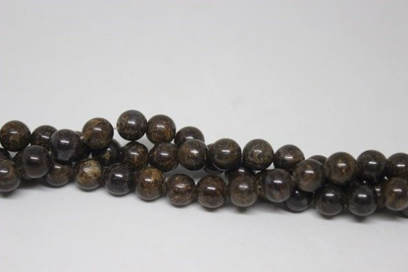 Bronzit Taşı 8mm/adet - Resim 2