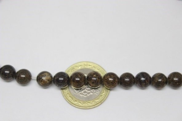 Bronzit Taşı 8mm/adet - Resim 4