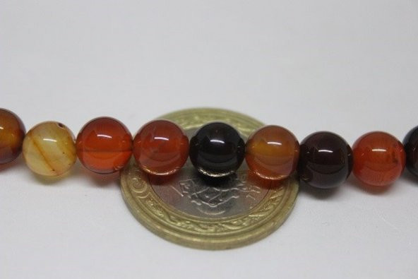 Akik Taşı 8mmadet (17303-1) - Resim 2