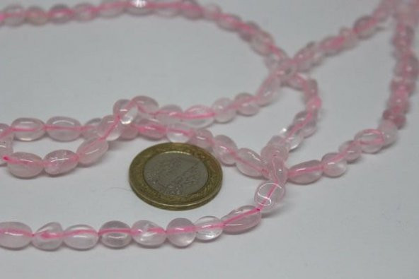 Pembe Kuvars Doğal Taş/adet