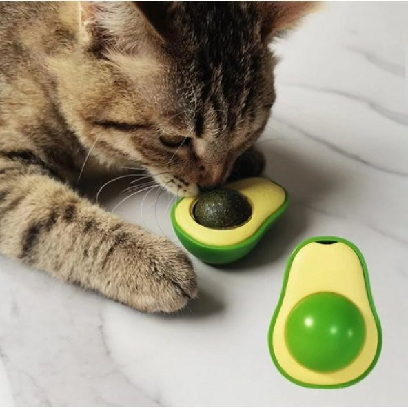Kedi Nanesi Avokado Catnip Avokado Kedi Otu Topu Avokado Kedi Oyuncağı 1 Adet