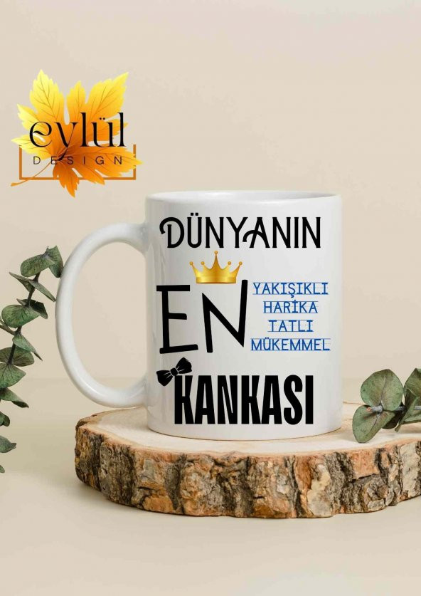 Dünyanın En Harika Kankası Yazılı Özel Tasarım Baskılı Kupa Bardak Doğum Günü Hediye ürün görseli 1
