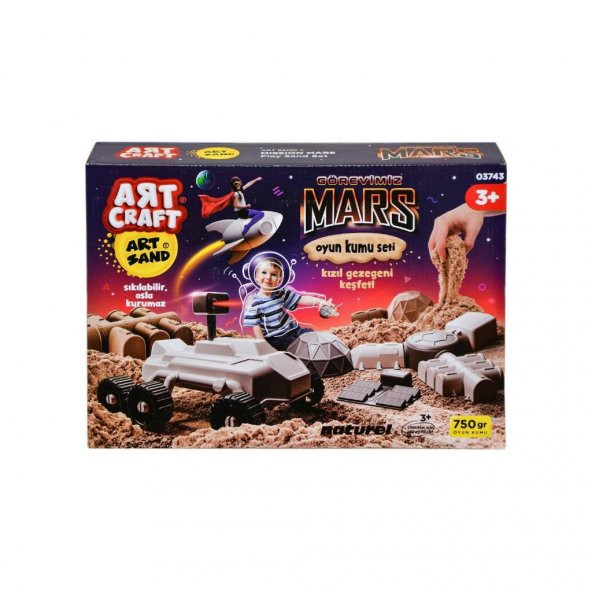 Art Craft Görevimiz Mars Kum Seti 750 Gr