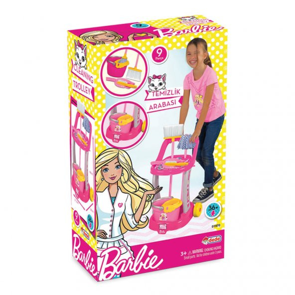 Barbie Temizlik Arabası 01970