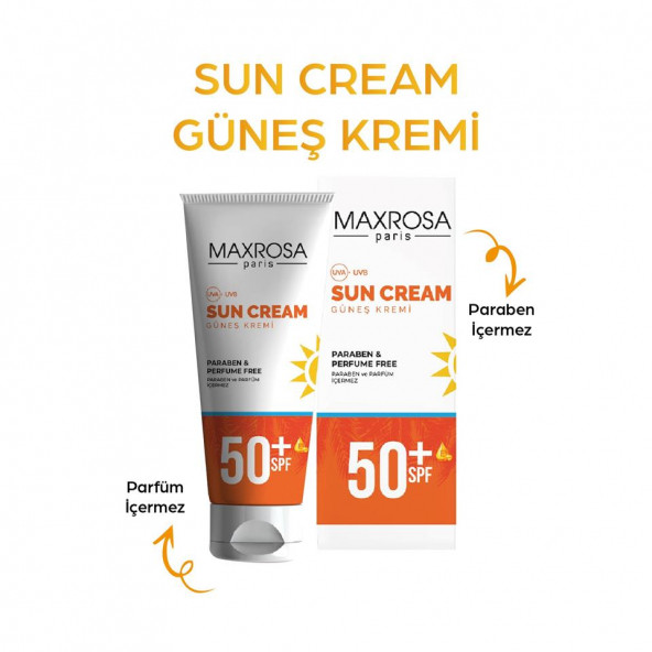 MAXROSA PARİS 50+SPF Yüksek Koruyucu Güneş Kremi 60 ml - 2