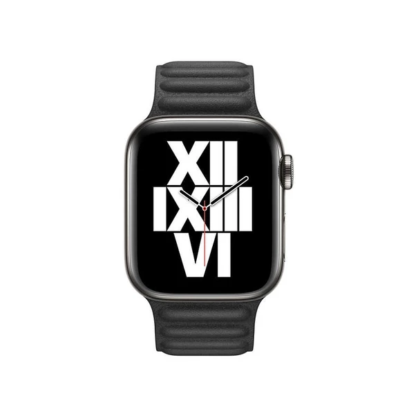 ​​​Apple Watch 40mm KRD-34 Deri Kordon Saat Değildir.  Siyah