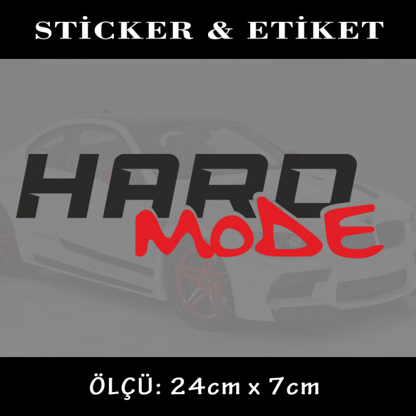 hard sticker- oto sticker 2 ADET yapıştırma etiket - araba motosiklet dolap kamyon atv uyumlu