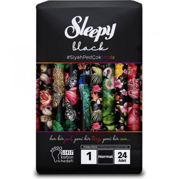 Sleepy Black Natural Ped Super Eco Normal 24'Lü - 2