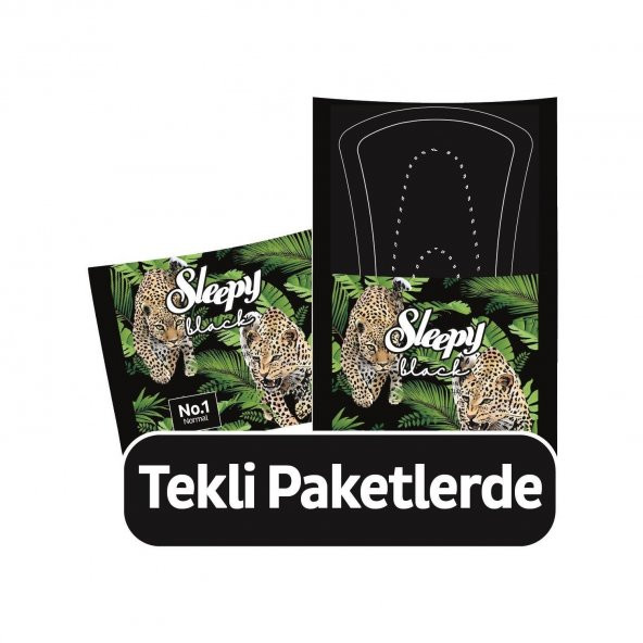 Sleepy Black Natural Ped Super Eco Normal 24'Lü - 3