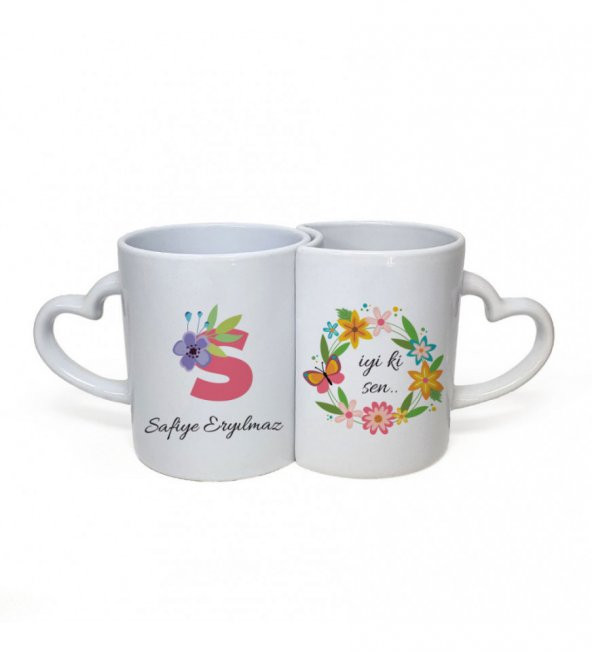 Kişiye Özel Anneler Günü Baskılı Çift Kupa HK2655 - Resim 2