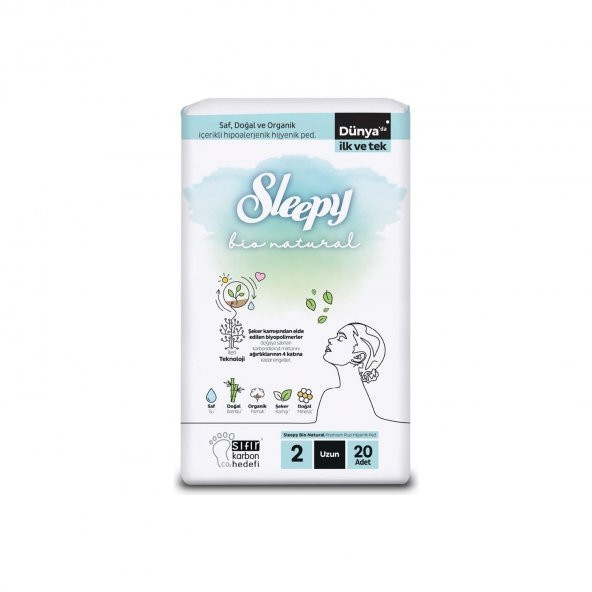 Sleepy Bio Natural Super Eco Uzun Ped 20Li - 2