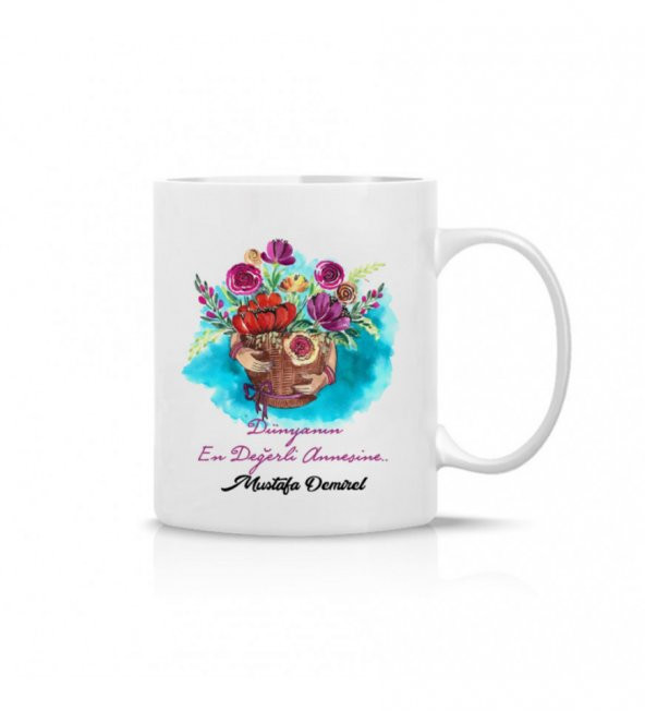 Kişiye Özel Anneler Günü Baskılı Kupa Bardak HK2628 - Resim 2