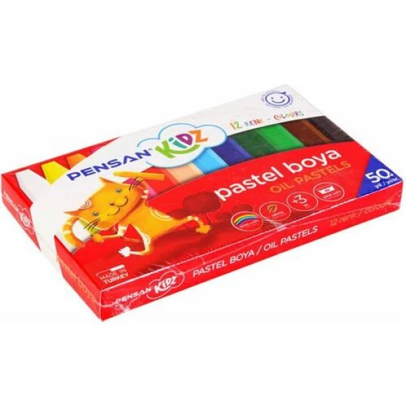 PENSAN PASTEL BOYA KIDZ 12 RENK