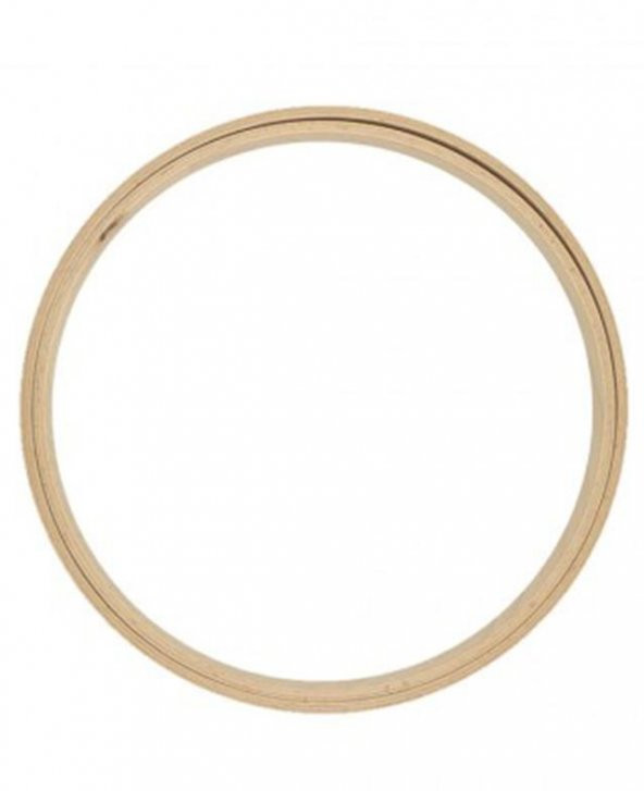 Nurge 8 mm No 5 Ahşap Düz Nakış Kasnak 22 cm Vidasız Kanaviçe Etamin Kasnağı - 3