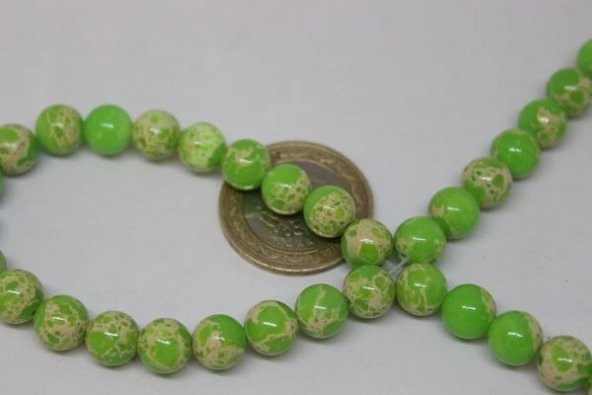 Varisit Taşı Açık Yeşil 8mm/adet ürün görseli