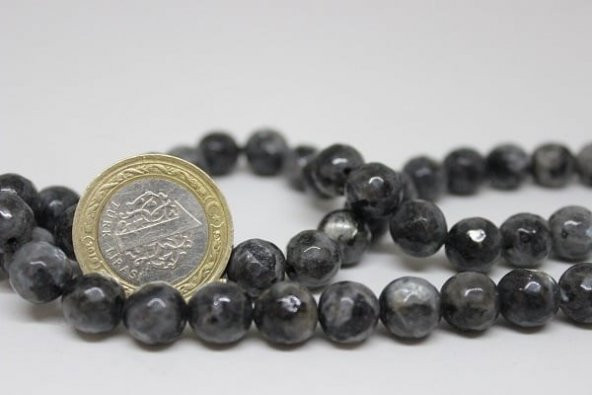 Spekrolit Taşı Faset Kesim 10mm/adet - Resim 2