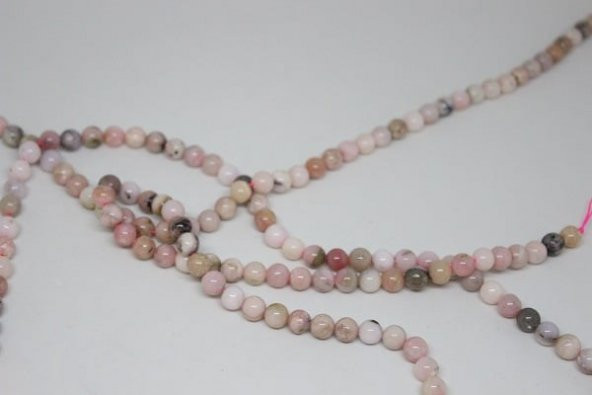 Pembe Opal Taşı Royal Quality 8mmadet - Resim 3