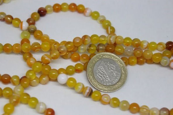 Akik Taşı 6mm/adet (7999-1) ürün görseli