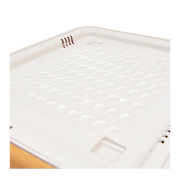 Motek Bambu Tekerlekli Organizer Çok Amaçlı Saklama Kutusu 1X12 Lt - 6