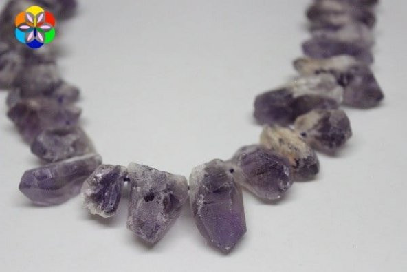Ametist Taşı Ham Parçalar/adet - Resim 4