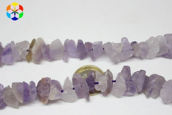 Ametist Taşı Açık-Şeffaf Renk Kristalize Ham Parçalar/adet - Resim 2
