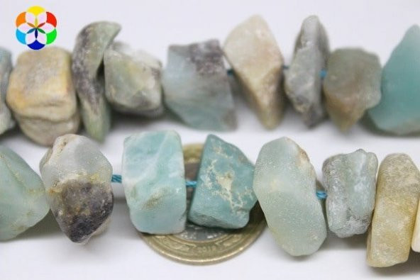 Amazonit Taşı Ham Parçalar/adet - Resim 2