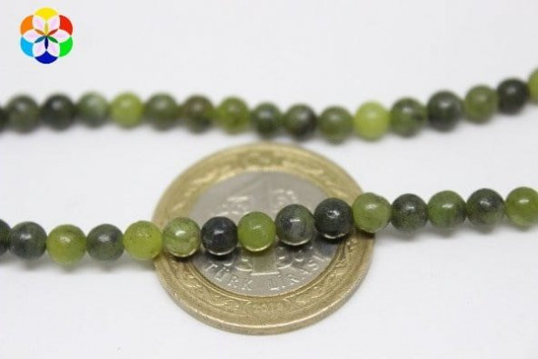 Yeşim Taşı Ela Quality 4mm/adet ürün görseli