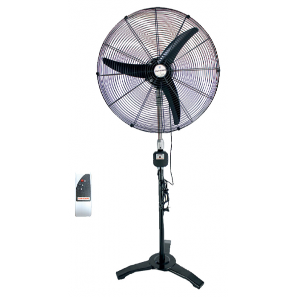 Dündar SV 65 65 cm (26'') 220/230 volt Monofaze Uzaktan Kumandalı Ayaklı Sanayi Tipi Fan Vantilatör