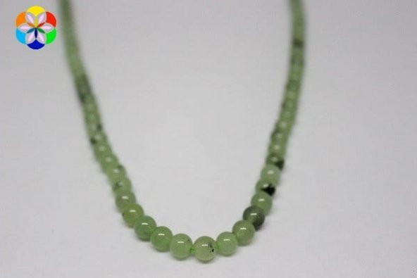 Prehnit (Prinayt) Taşı 6mm/adet - Resim 2