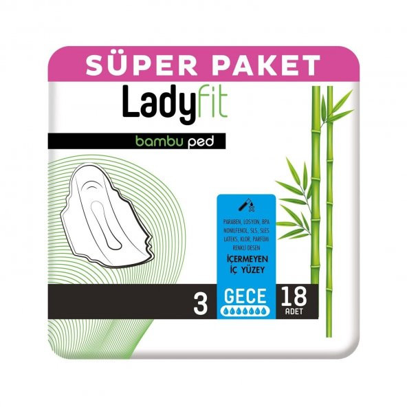 LadyFit Bambu Super Gece 18Li