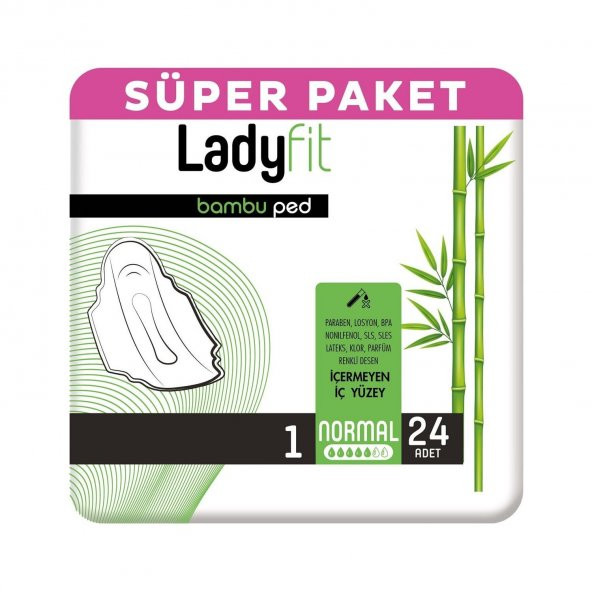 LadyFıt Bambu Super Normal 24Lü