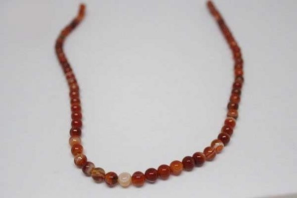 Akik Taşı 6mm/adet (7666-1) - Resim 4