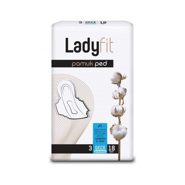LadyFit Pamuklu Super Gece 18Li - 2