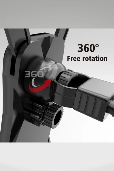 Fuchsia 360 Ayarlanabilir Bisiklet Motosiklet Cep Telefonu Tutucu - Resim 3