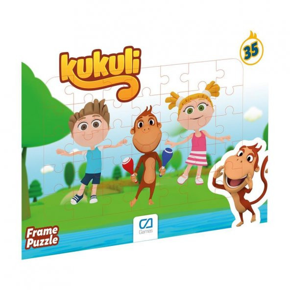 Ca Kukuli Frame Puzzle 35 CA.5137-5138 ürün görseli 1