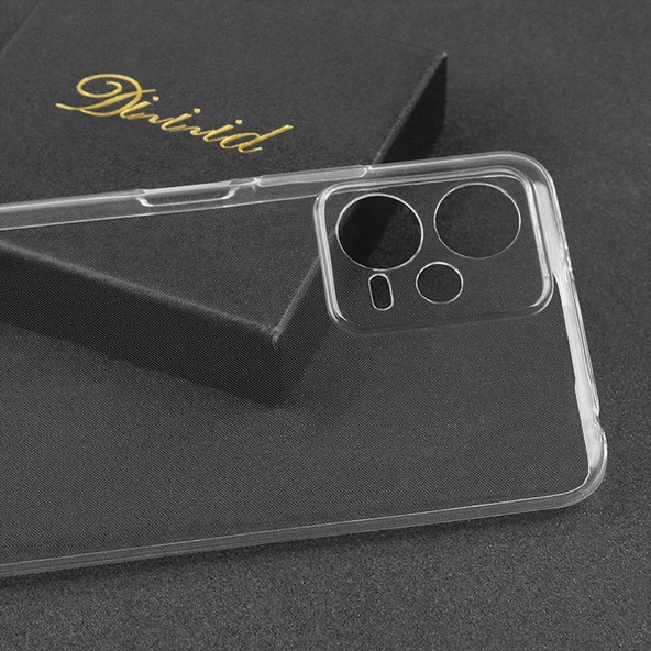 Xiaomi Redmi Note 12 5G Kılıf Şeffaf Silikon Hibrit Case Kapak - 5