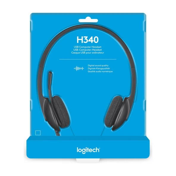 Logitech Siyah Usb Mikrofonlu Kulaküstü Kulaklık - 8
