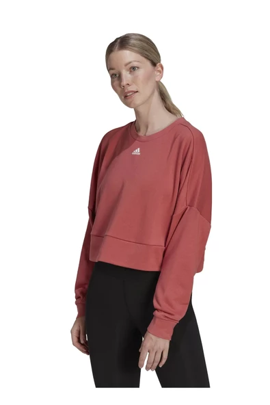 Adidas HM8711 W Stdio Swt Kadın Sweatshirt - 2