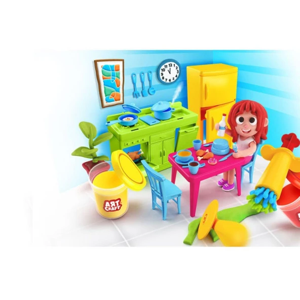 03658 Mutfak Oyun Hamur Seti 280 gr -Dede - 2