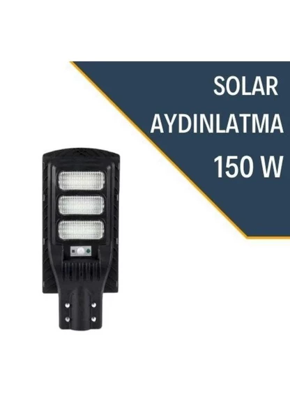 Lexron 150W IP65 Solar Güneş Enerjili Bahçe ve Sokak Lambası - 3