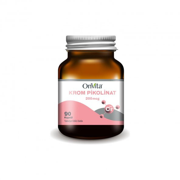 Onvita Krom Pikolinat 200 mcg 90 Kapsül 8683148630043