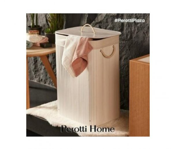 Perotti Bambu Çamaşır Sepeti 40*30*60 Cm/14 14683