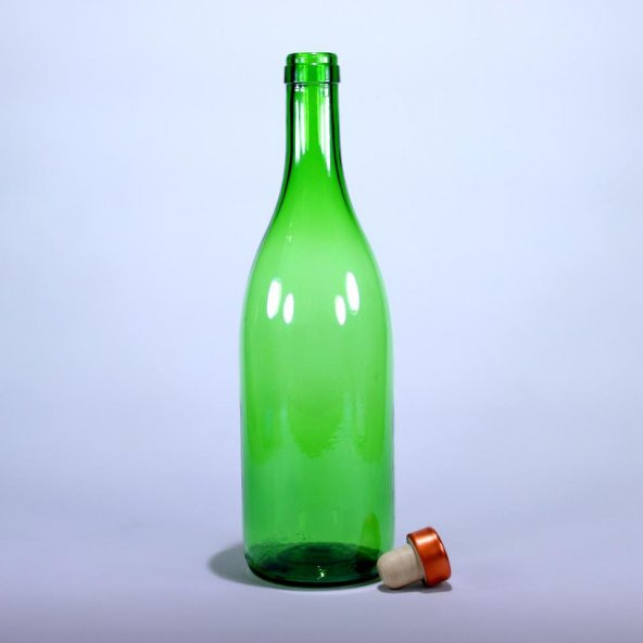 Zeytinyağı Şişesi Yağdanlık Sosluk Sirkelik 750 ml Açık Yeşil - 2