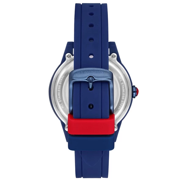 U.S. POLO ASSN. USPA2007-02 LACİVERT SİLİKON KORDON KADIN KOL SAATİ - 3