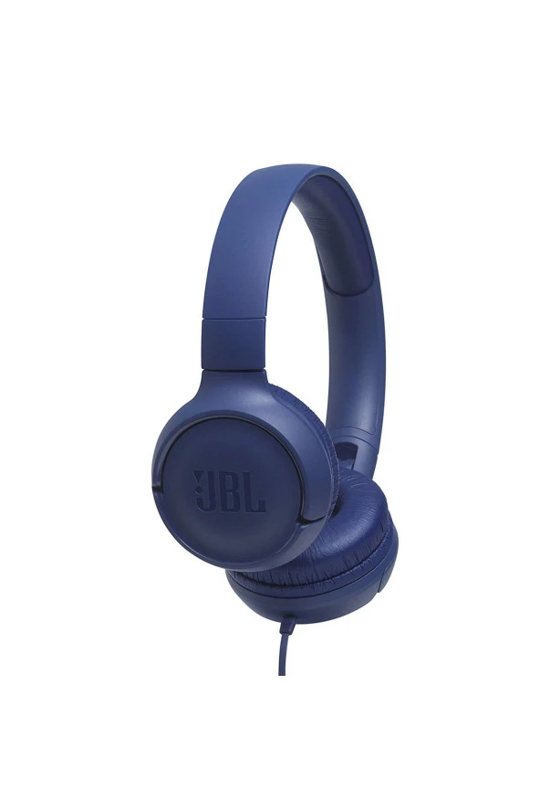 JBL T500BLU Mavi Kulak Üstü Kulaklık (JBL Türkiye Garantili)